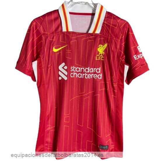 Nuevo Tailandia 1ª Camiseta Liverpool 24/25 Rojo Baratas